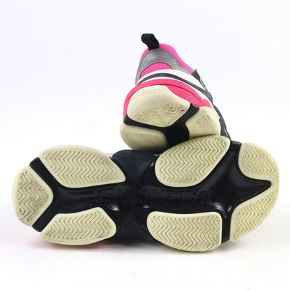BALENCIAGA sneakers 524039 leather Pink type Triple S 26