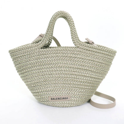 BALENCIAGA Shoulder Bag 695612 ー khaki Ibiza Small