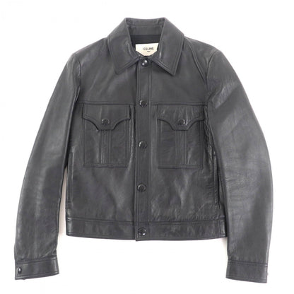 CELINE Jacket 2F017291D lambskin black 44