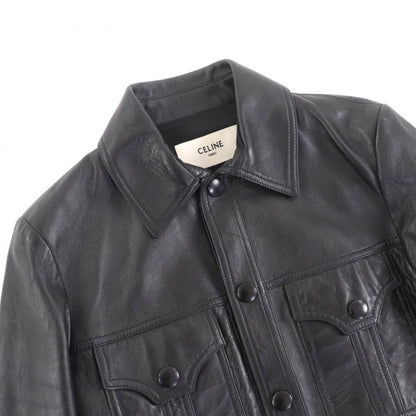 CELINE Jacket 2F017291D lambskin black 44