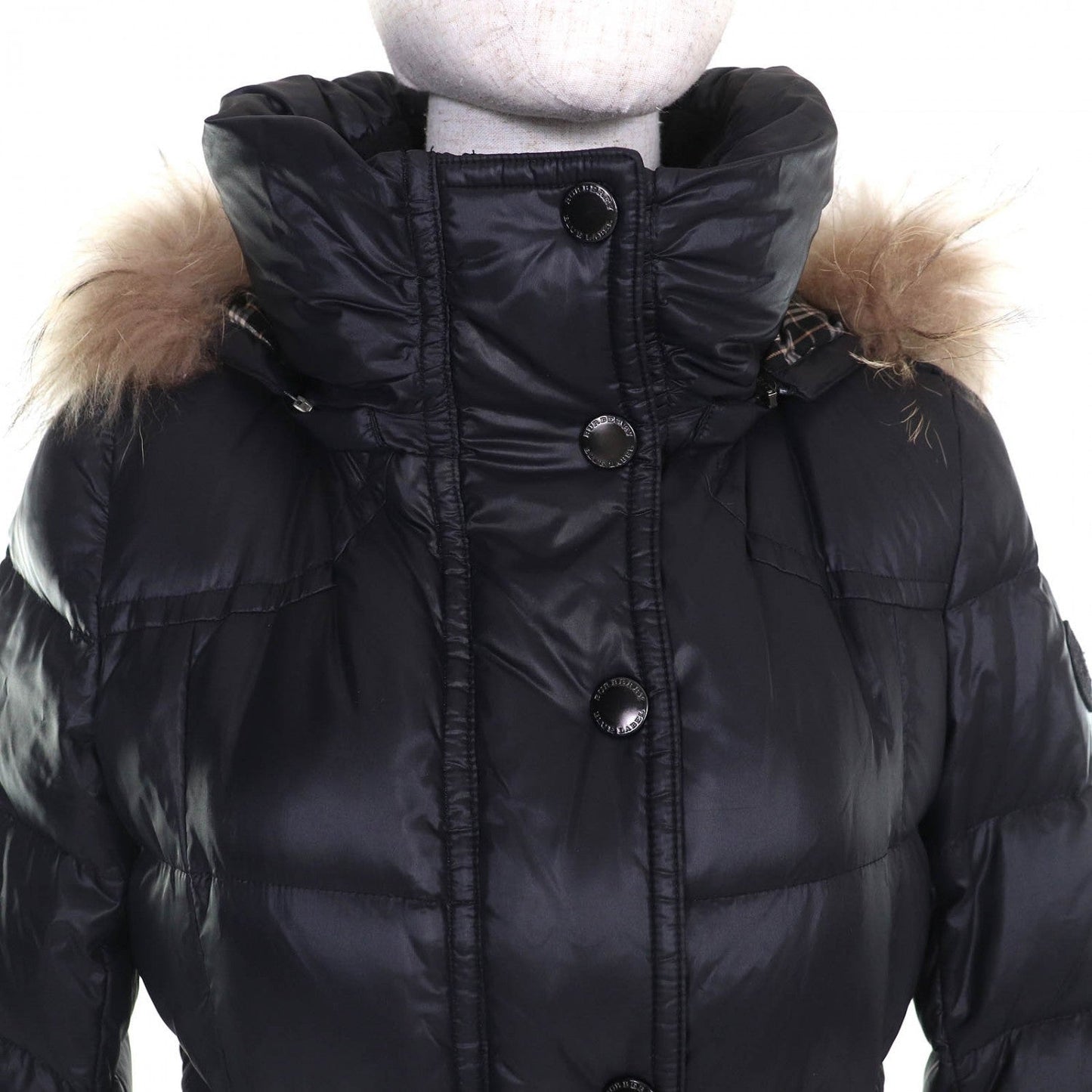 BURBERRY BLUE LABEL down coat Nylon black 38