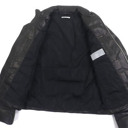 Dior HOMME Down jacket 963L429K0272 Lamb leather black 48