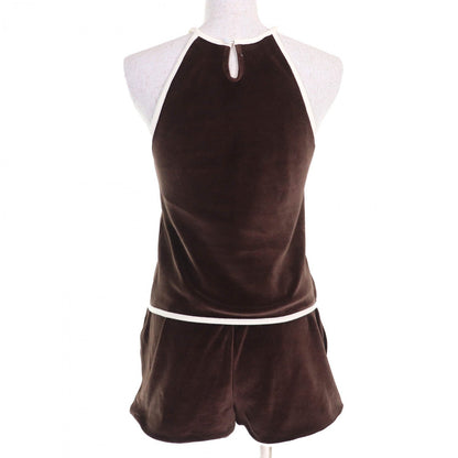 CELINE setup 2X79M748Q/2Z733748Q cotton Chocolate Ecru S