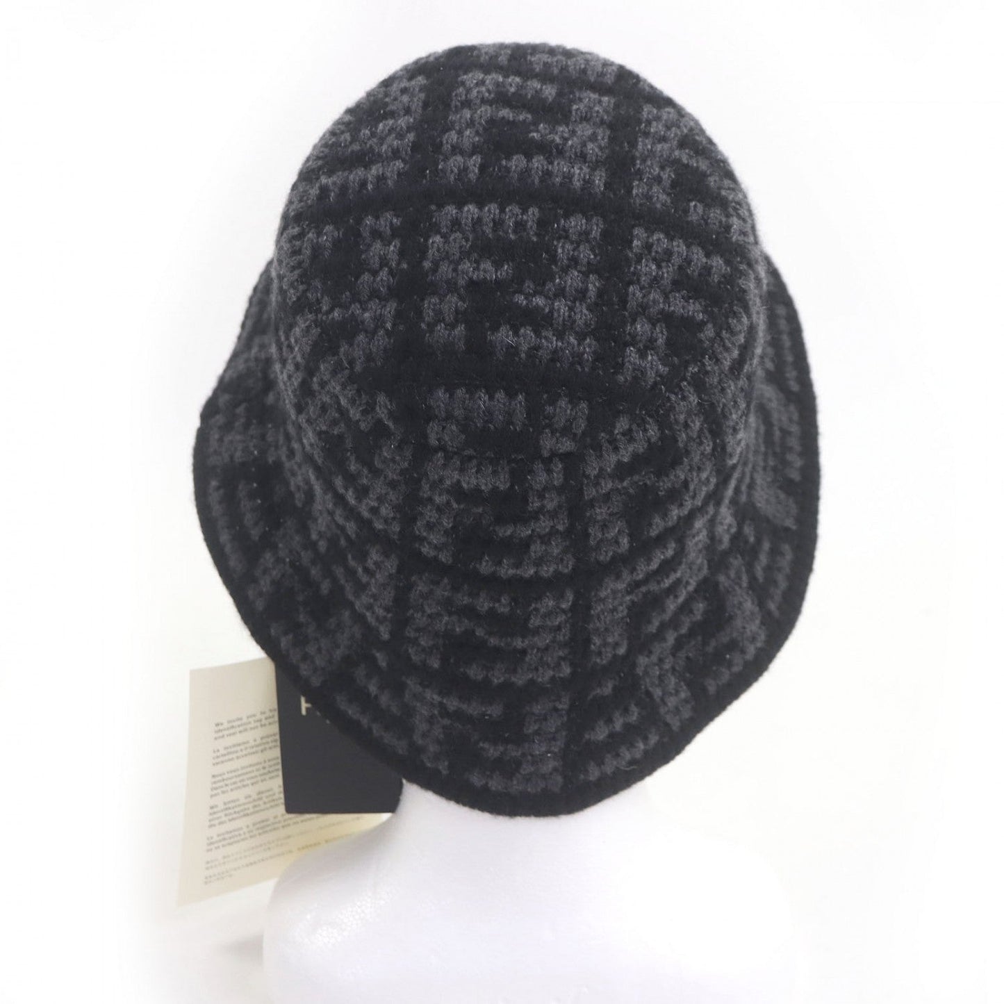 FENDI hat FXQ958 cashmere Black Grey