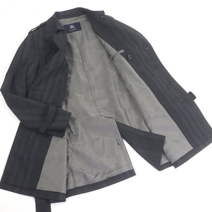 BURBERRY LONDON trench coat wool charcoal LL