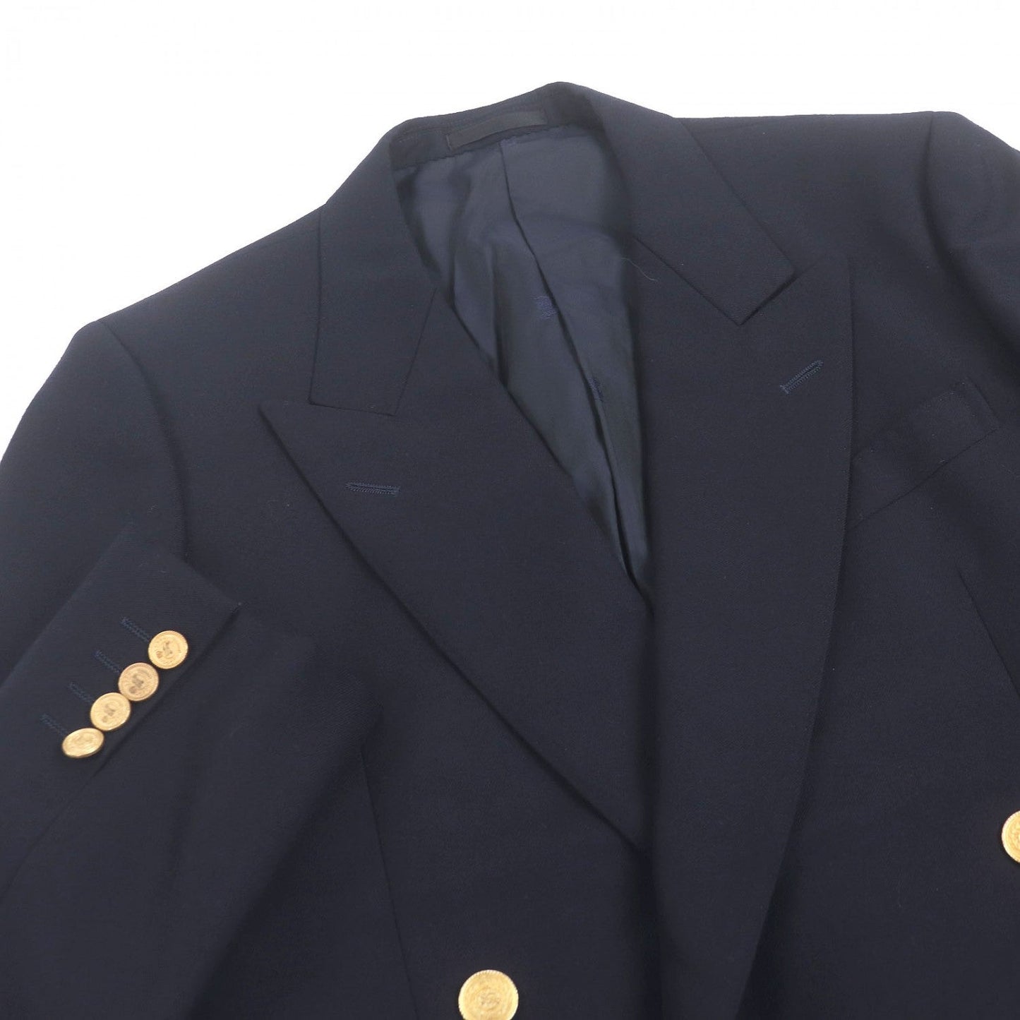 BURBERRY tailored jacket wool Navy 92-80-170/A5