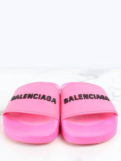 Luxury Balenciaga Trending 2025 logo slippers 37 240