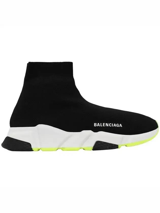 Luxury Balenciaga Trending 2025 Speed Runner High Top Sneakers Black Yellow