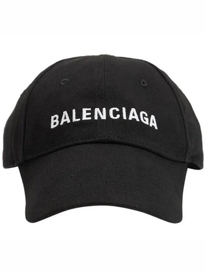 Luxury Balenciaga Trending 2025 Galleria Logo Ball Cap Black