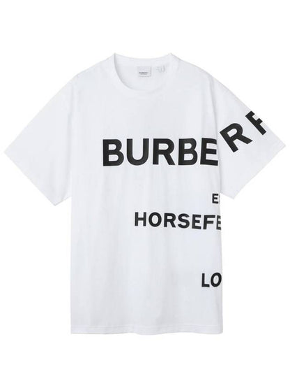 Luxury Burberry Horseferry Short Sleeve T-Shirt Black