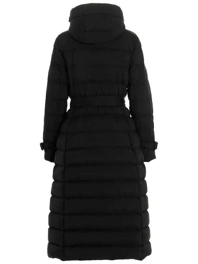 Luxury Burberry WoMen's Detachable Belted Long Padding Black