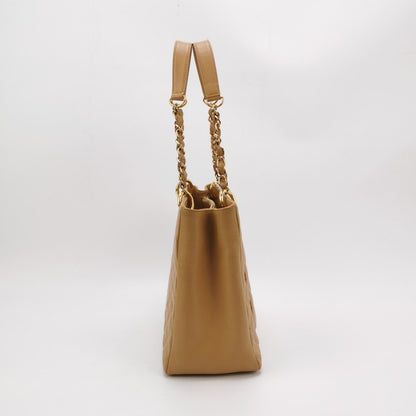 Chanel GST Grand Shopping Tote Camel Tan Caviar Leather PM, 2006-2008