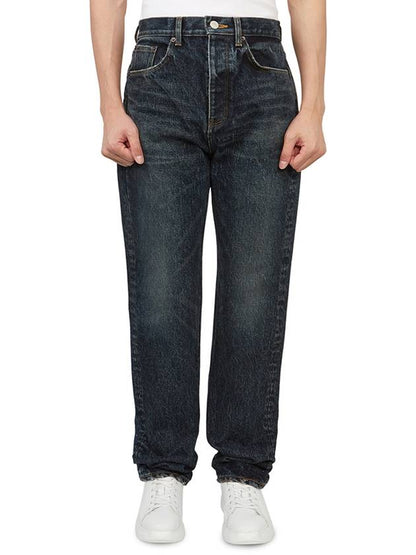 Luxury Balenciaga Trending 2025 Men's Relaxed Jeans Navy