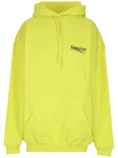 Luxury Balenciaga Trending 2025 Wave Logo Hoodie Sweatshirt Neon Yellow