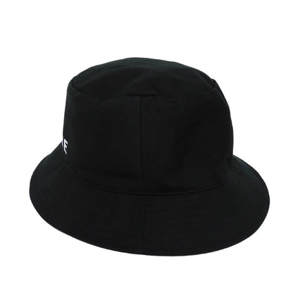 CELINE hat 2AU5B968P.38UB cotton black M 22.8" Gabardine White New logo logo bucket hat unisex(Unisex)