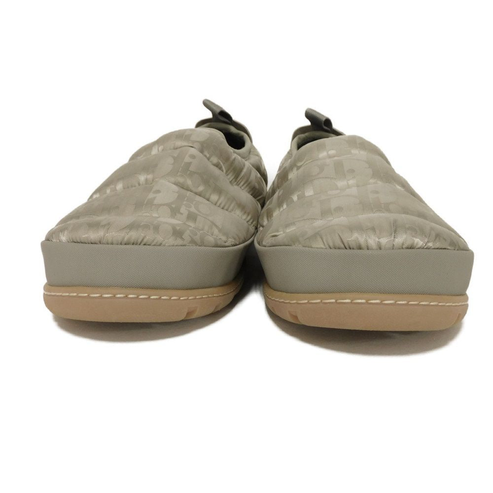 Dior Slip-on 3SA089ZHN_H161 Nylon beige Oblique Quilting Snow Slippers 43
