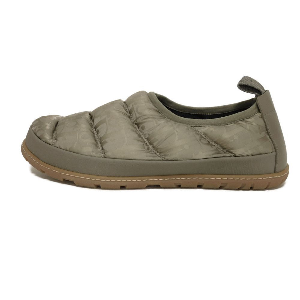 Dior Slip-on 3SA089ZHN_H161 Nylon beige Oblique Quilting Snow Slippers 43