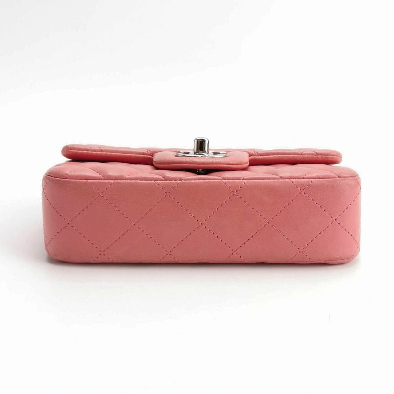 Chanel Classic Flap Rectangular Mini Pink Lambskin, 2012