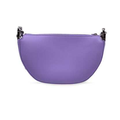 Luxury Burberry Purple Lillac Leather Mini Olympia Shoulder Bag
