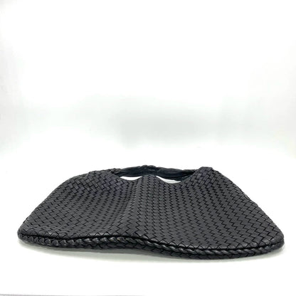 Bottega Veneta Intrecciato Hobo Bag Medium Black Lambskin leather 45cm