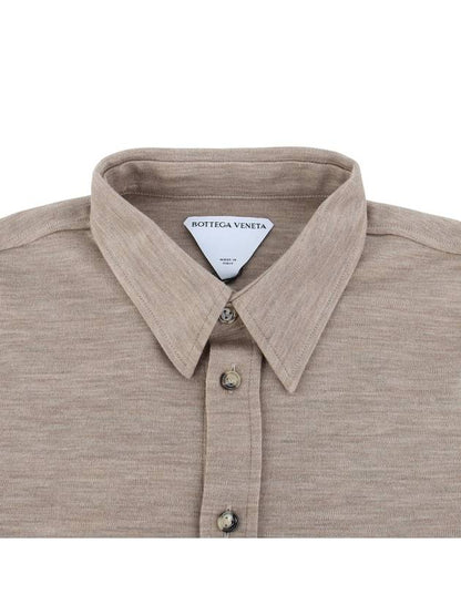 Luxury Bottega Veneta 666230 Light Melange Ranauul Jersey Women s Shirt Size 36 34105