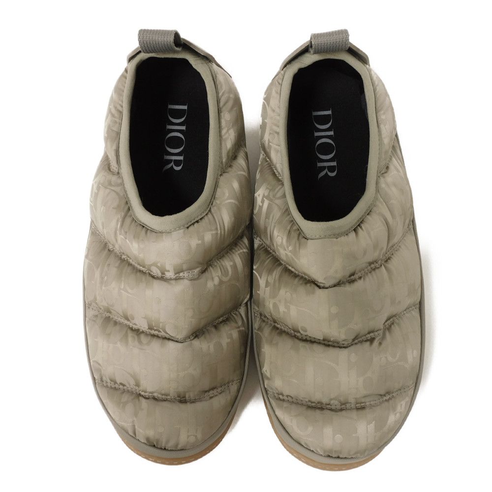 Dior Slip-on 3SA089ZHN_H161 Nylon beige Oblique Quilting Snow Slippers 39