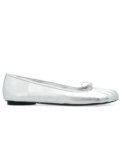 Luxury Balenciaga Trending 2025 Anatomic Metallized Ballerina Silver