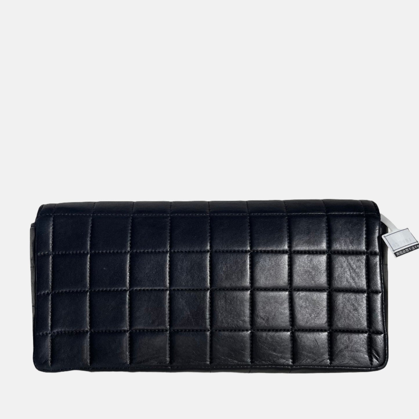 Chanel East West Chocolate Bar Black Leather