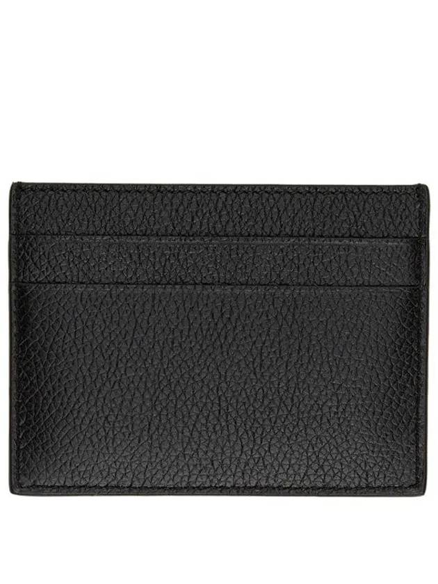 Luxury Balenciaga Trending 2025 Logo Print Card Wallet Black