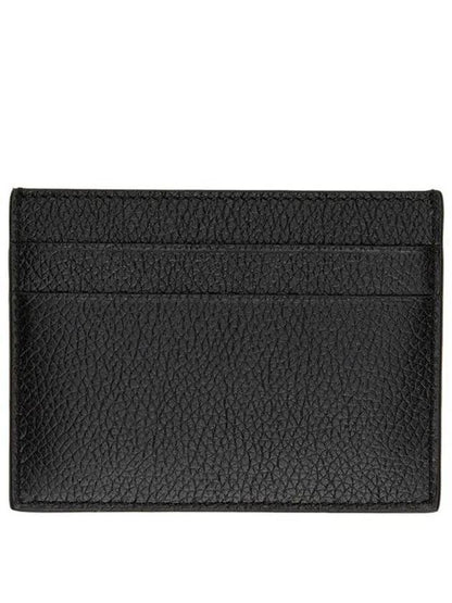 Luxury Balenciaga Trending 2025 Logo Print Card Wallet Black