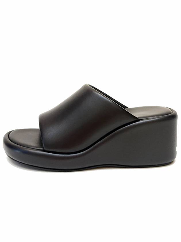 Luxury Balenciaga Trending 2025 Rise Wedge Sandals Black