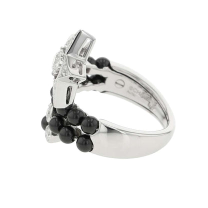 CHANEL Comet Collection Ring Size 52/#12J10180 18K White Gold