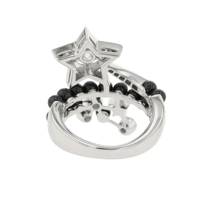 CHANEL Comet Collection Ring Size 52/#12J10180 18K White Gold
