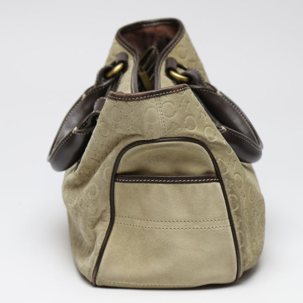 CELINE Handbag Suede beige Suede Celine Boogie bag Women