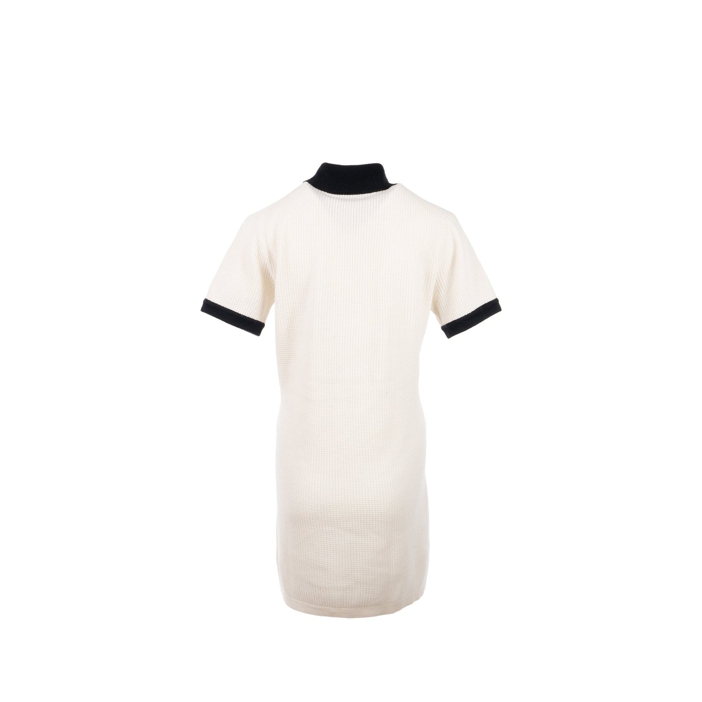 Chanel Size 34 23A Dress Cashmere White/Black