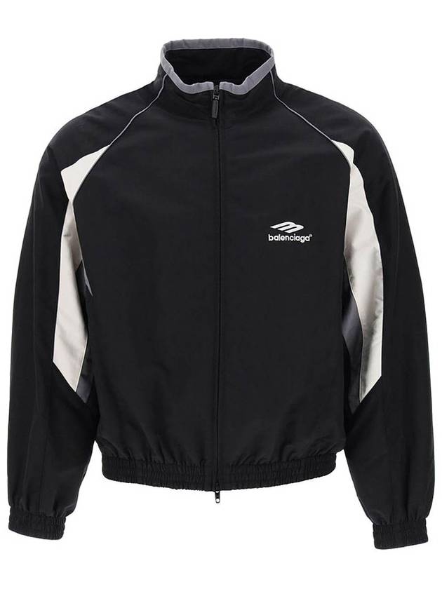 Luxury Balenciaga Trending 2025 3B Sports Icon Regular Track Jacket Black