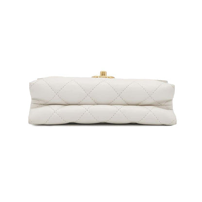 CHANEL Matelasse ChainShoulder Bag WhiteAS3226 Lambskin