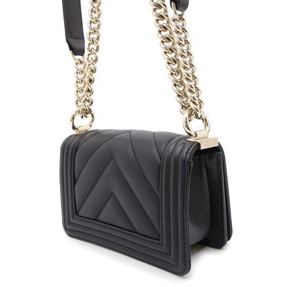 CHANEL Boy Chanel ChainShoulder BlackA67364 Leather Size Mini