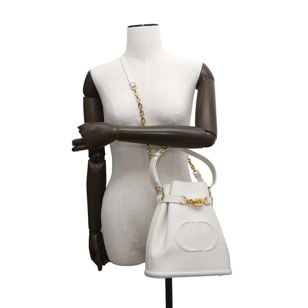 Dior C'est Dior C'est Dior 2WAY Shoulder Bag lattÃ©M2271UBHA Calf Leather Size Medium
