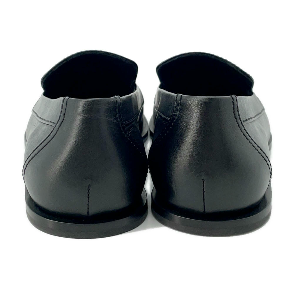 CHANEL CC logo loafers BlackG45173 Leather Size 37C