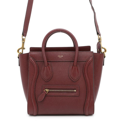 CELINE Luggage shopper Bordeaux189243 Leather Size Nano