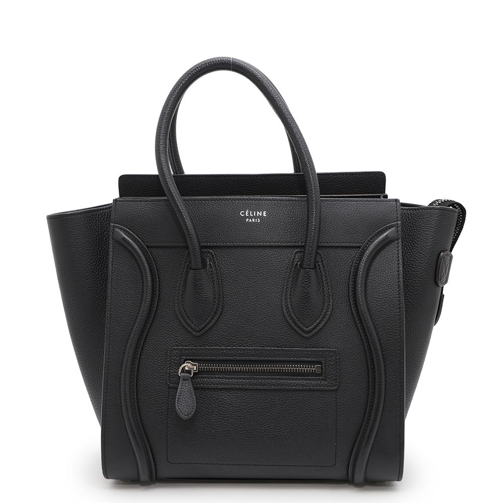 CELINE Luggage shopper Black189793 Leather Size micro