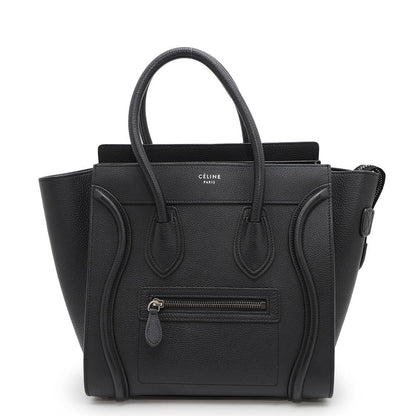 CELINE Luggage shopper Black189793 Leather Size micro