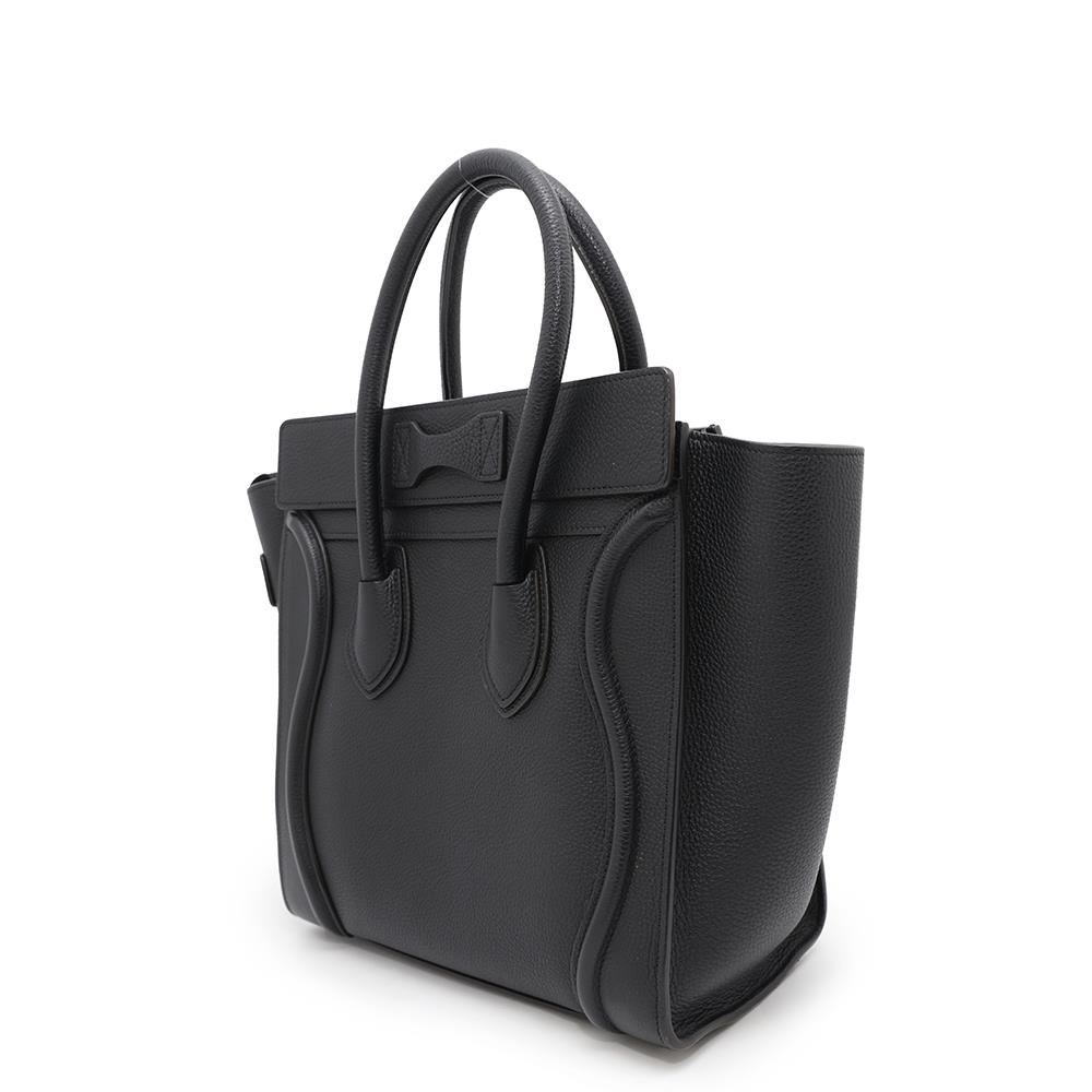 CELINE Luggage shopper Black189793 Leather Size micro