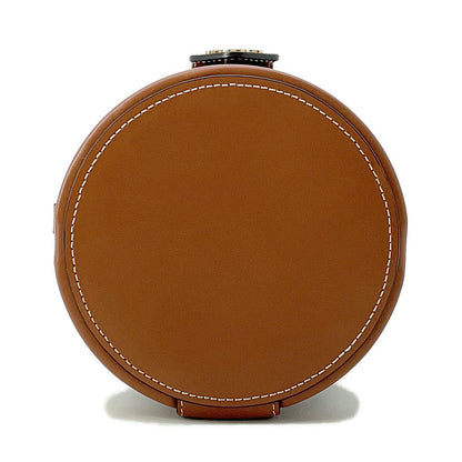 CELINE Triomphe Tambour Tan195642 PVC Coated Canvas Leather Size Small