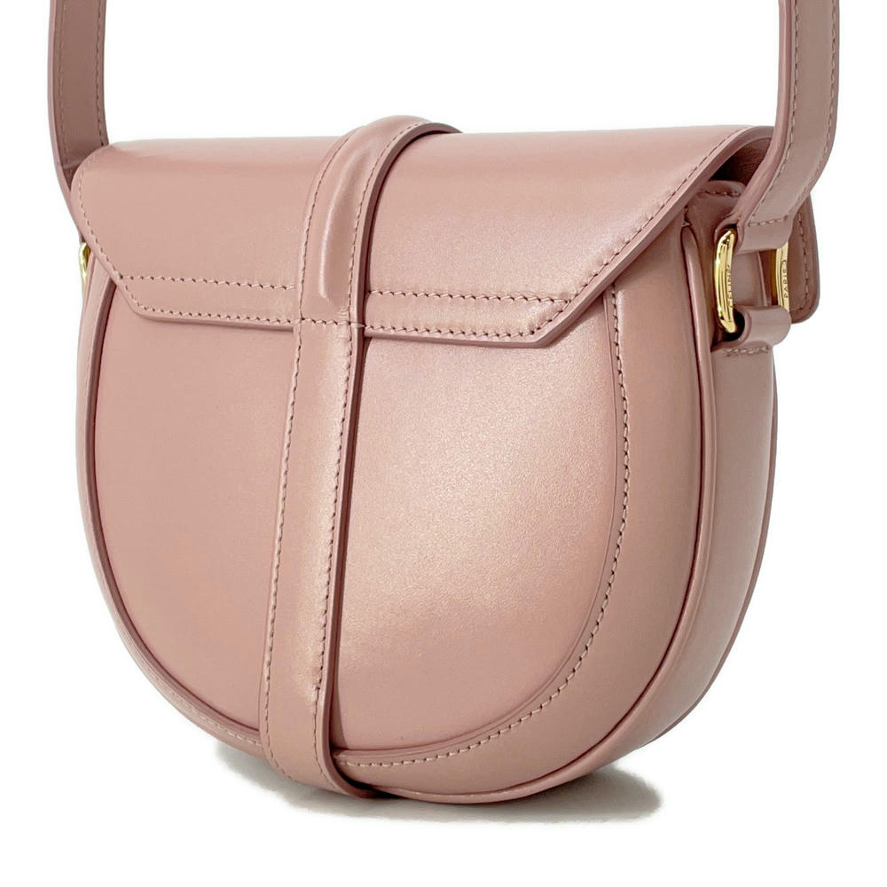 CELINE Busas 16 Shoulder Bag Pink18801 Leather Size Small