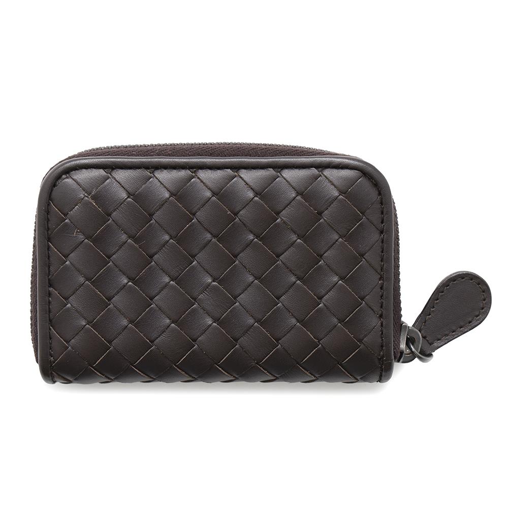 Bottega Veneta INTRECCIATO Coin purse Brown114075 Leather