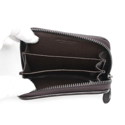 Bottega Veneta INTRECCIATO Coin purse Brown114075 Leather