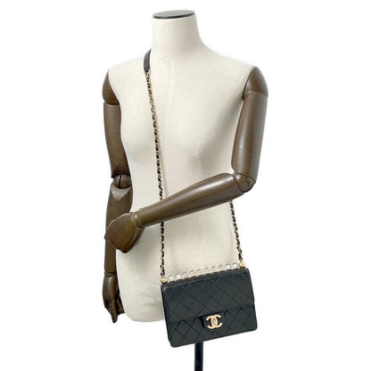 CHANEL ChainShoulder Bag BlackAS0585 Lambskin