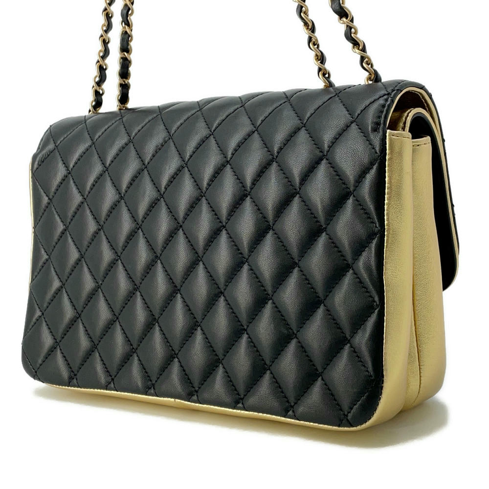 CHANEL Matelasse ChainShoulder Bag Black/GoldA57276 Lambskin